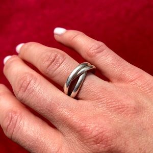Stunning Sterling Triple Band Ring